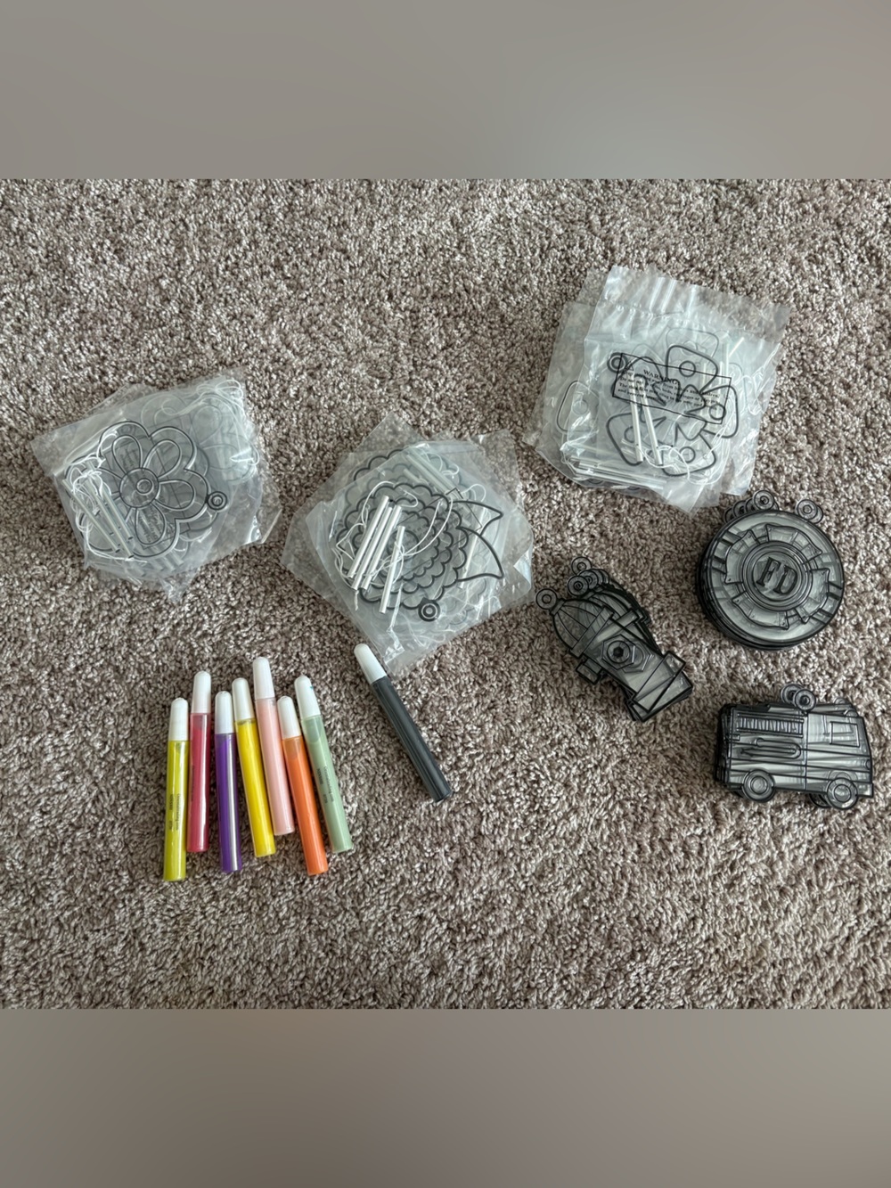 Stained glass & paper flowers craft set - NEW!